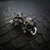 鬼しゃれこうべ『鬼髑髏 -双鬼-（両耳）』ピアス